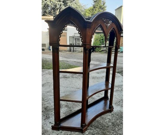Neo-Gothic bookcase