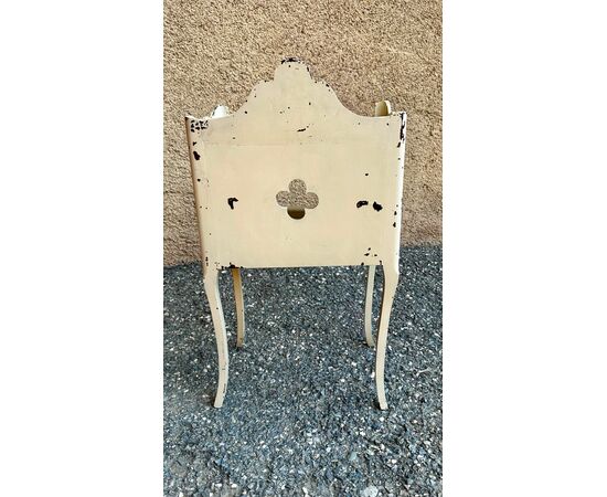 Antique Shabby Chic Nightstand - Napoleon III