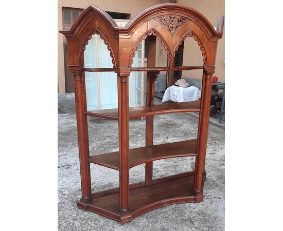 Neo-Gothic bookcase