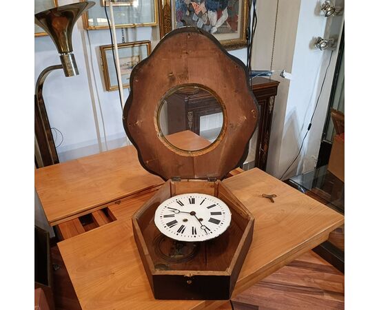 Wooden clock cm. 62 x 50