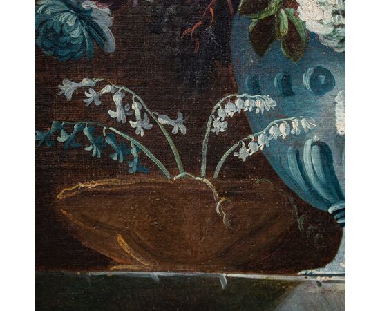 Francesco Lavagna (Napoli, 1684 – 1749), Natura morta con fiori