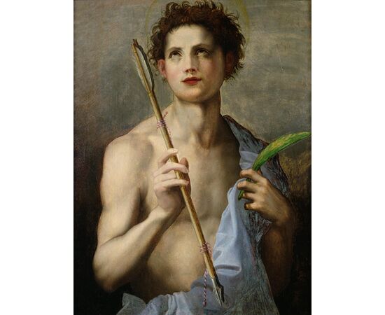 Saint John the Baptist, Florentine painter 16th - 17th century