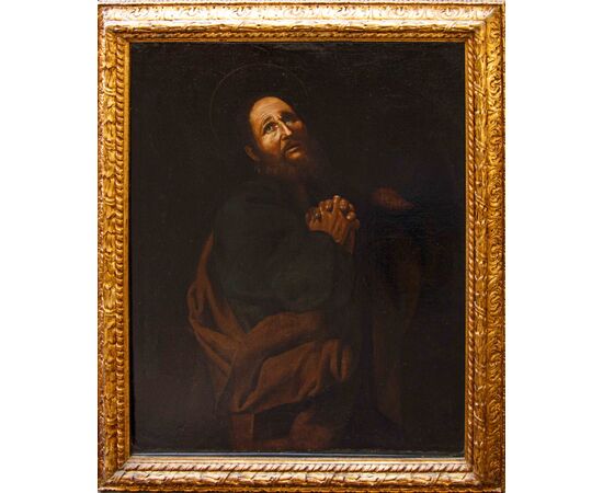 Neapolitan school, 17th century, Penitent Saint Peter