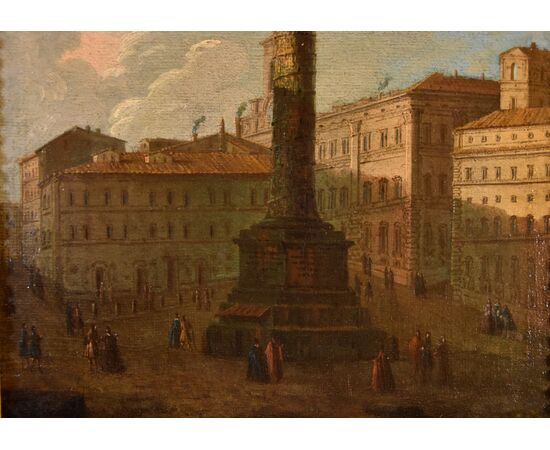 Coppia di vedute di Roma , Antonio Joli (Modena, 1700 – Napoli, 1777)