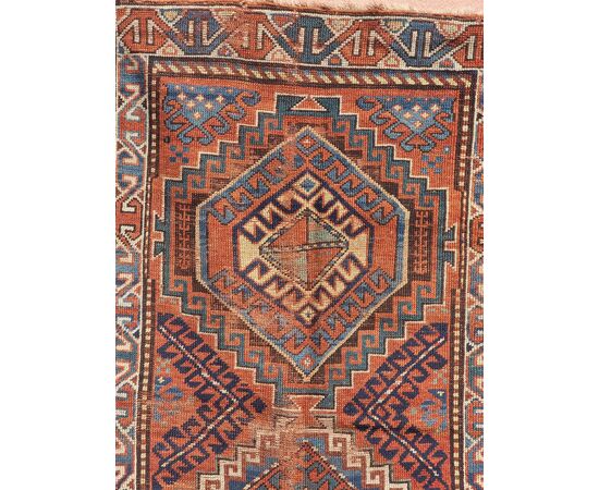 Caucasian Rug (Kazak / Shirvan) – Late 19th Century / Early 20th Century