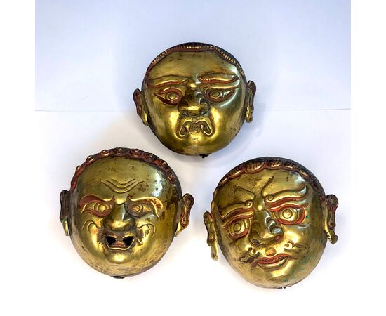 TESTE DI DIVINITA' TIBETANE