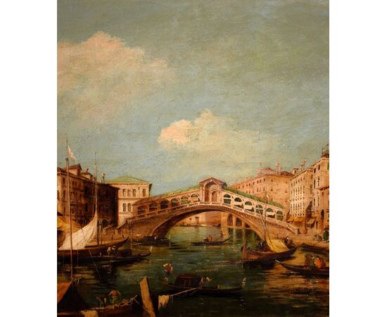 Venice, Grand Canal and Rialto Bridge