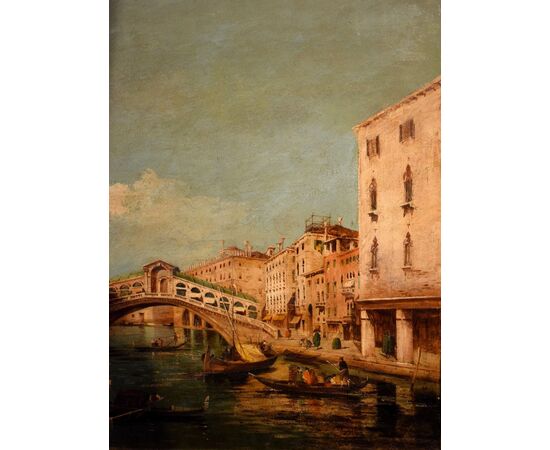 Venice, Grand Canal and Rialto Bridge