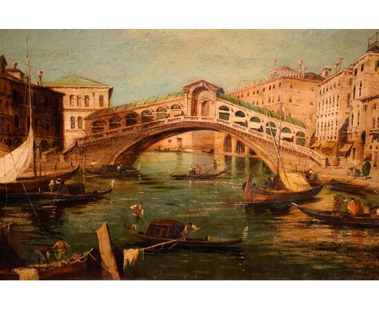 Venice, Grand Canal and Rialto Bridge