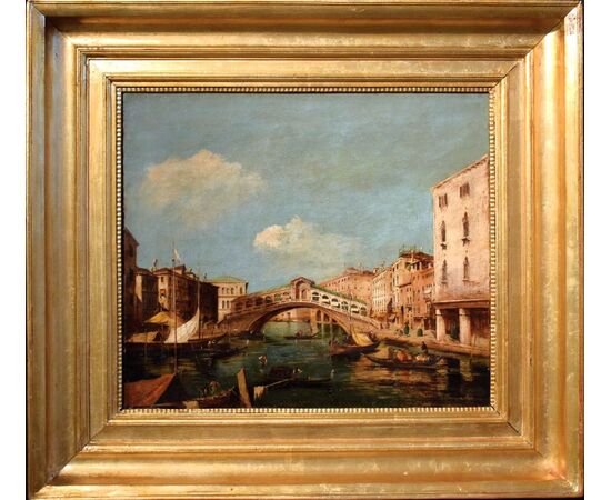 Venice, Grand Canal and Rialto Bridge