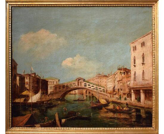 Venice, Grand Canal and Rialto Bridge