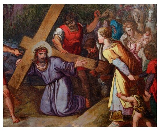 Circle of Hans Jordaens III (ca. 1595 – ca. 1643) Christ Carrying the Cross