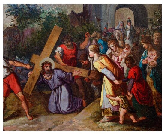 Circle of Hans Jordaens III (ca. 1595 – ca. 1643) Christ Carrying the Cross