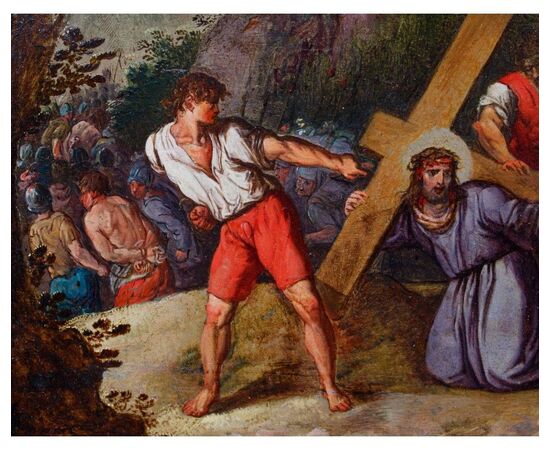 Circle of Hans Jordaens III (ca. 1595 – ca. 1643) Christ Carrying the Cross
