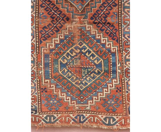 Caucasian Rug (Kazak / Shirvan) – Late 19th Century / Early 20th Century