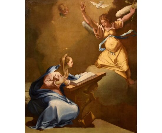 The Annunciation, Circle of Paolo De Matteis (Piano Vetrale, 1662 - Naples, 1728)