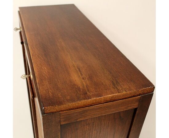 Antique oak roll top file cabinet