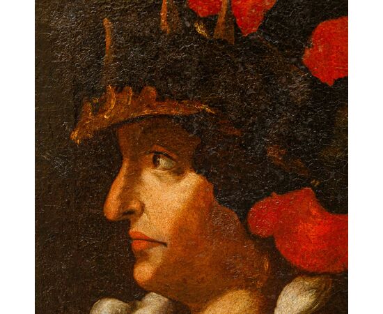 17th century, Genoese School, Portraits of Roman emperors: Vespasian and Domitian