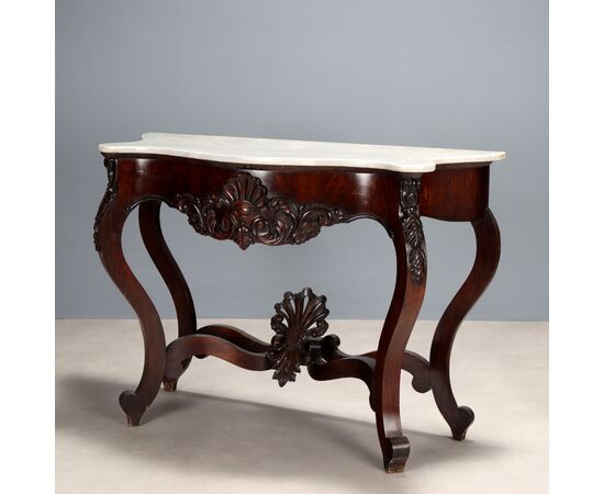 Louis Philippe console table, Kingdom of the Two Sicilies, third quarter of the 19th century