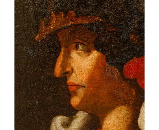 17th century, Genoese School, Portraits of Roman emperors: Vespasian and Domitian