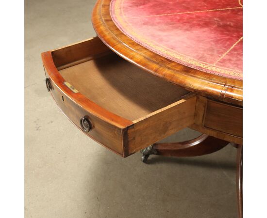 Victorian Library Table, England, Mid-19th Century