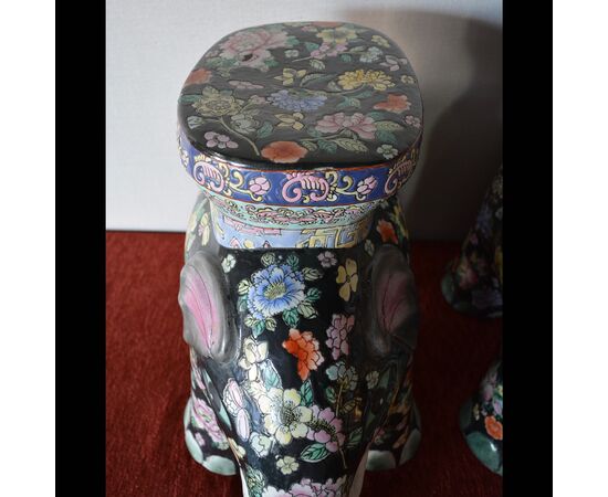 Pair of Chinese Stools