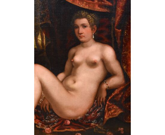 Venus reclining in a landscape, Pauwels Franck known as Paolo Fiammingo (Antwerp 1540 - Venice 1596)