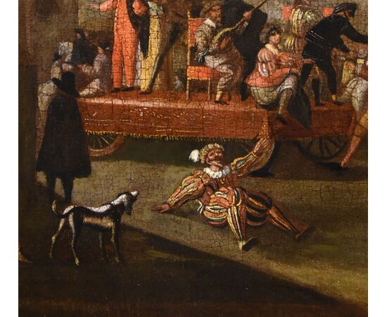 Carnival in Rome in Piazza Colonna, Michelangelo Cerquozzi (Rome 1602 – 1660) workshop