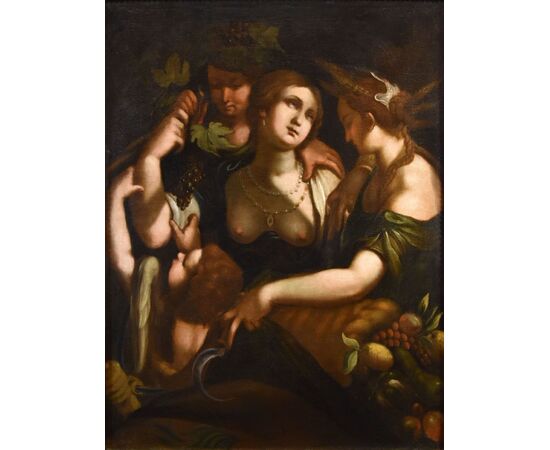 Venus, Bacchus and Ceres, Giovanni Battista Paggi (Genoa 1554 – Genoa 1627)
