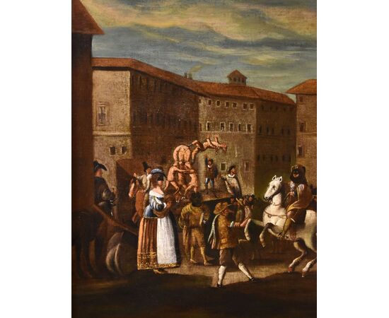 Carnival in Rome in Piazza Navona, Michelangelo Cerquozzi (Rome 1602 – 1660) workshop