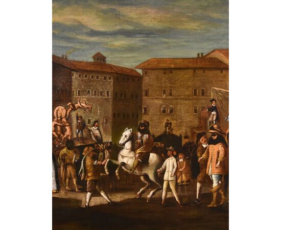 Carnival in Rome in Piazza Navona, Michelangelo Cerquozzi (Rome 1602 – 1660) workshop