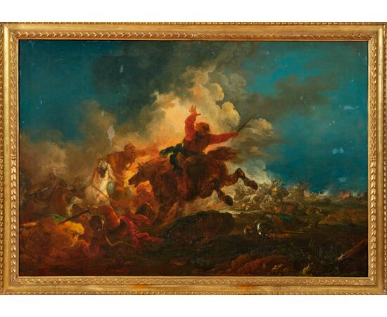 Francesco Casanova (Londra, 1727 – Venezia, 1802) - Scena di battaglia