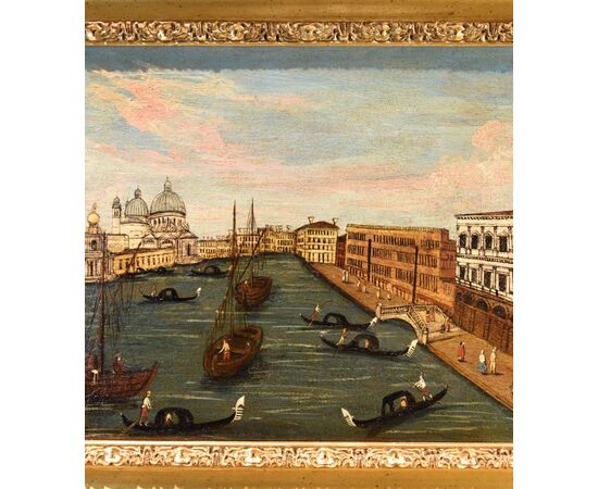 Veduta di Venezia con il Canal Grande, Pittore Vedutista del Settecento