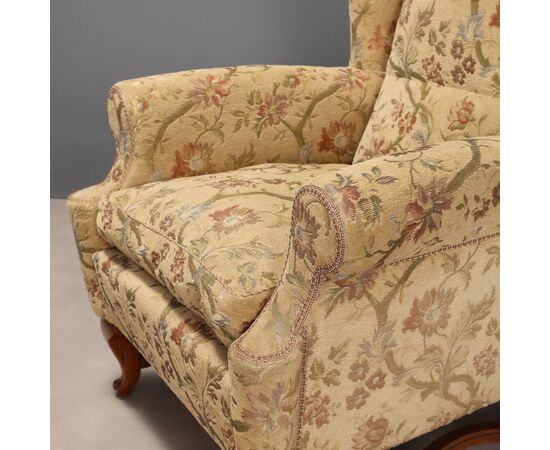 Coppia di Poltrone Bergere Italia Inizio XX Secolo