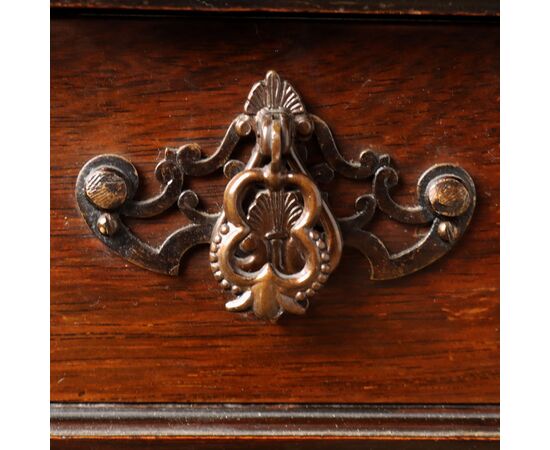 English Sideboard with Hutch, Second Half of the 19th Century
