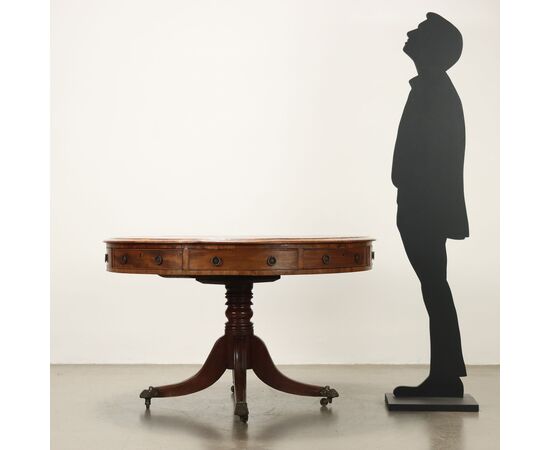 Victorian Library Table, England, Mid-19th Century