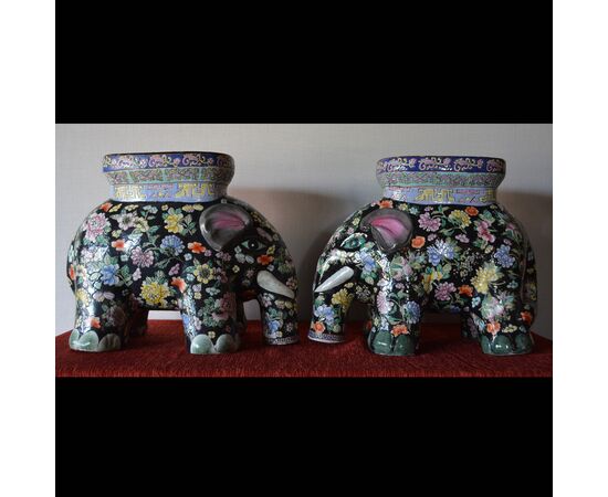 Pair of Chinese Stools