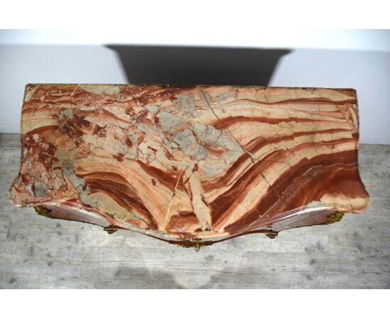 Credenza in legno lastronato, Franca, stile Luigi XV, metà XIX secolo