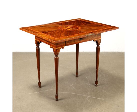 Neoclassical Game Table, Italy, Last Quarter of 18th Century