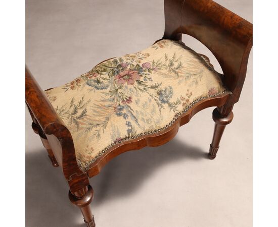 Pair of Chairs and Bench Italy Second Quarter 20th Century