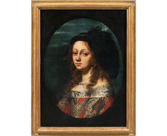 Pier Francesco Cittadini (Milan 1616 - Bologna 1681) attributed - Portrait of a Lady.