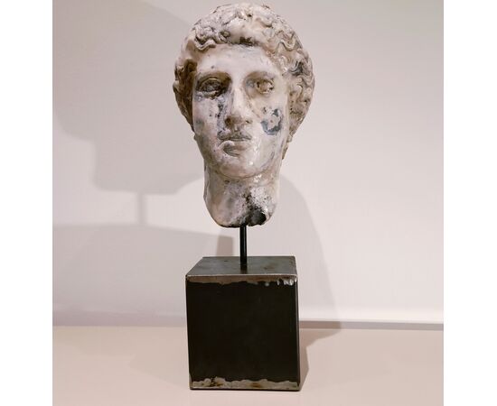 Sculpture of Hera, Greek mythology, in plaster, wax, and charcoal - Alessandro La Motta