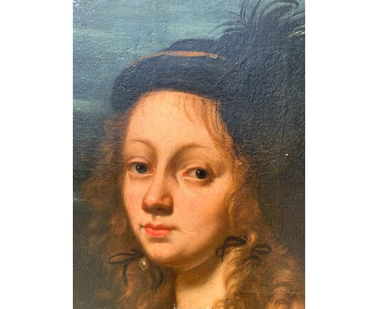 Pier Francesco Cittadini (Milan 1616 - Bologna 1681) attributed - Portrait of a Lady.