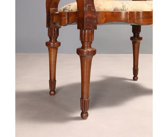 Pair of Chairs and Bench Italy Second Quarter 20th Century