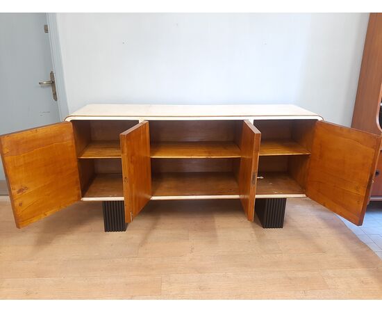 ART DECO SIDEBOARD COATED IN ORIGINAL 1930S PARCHMENT