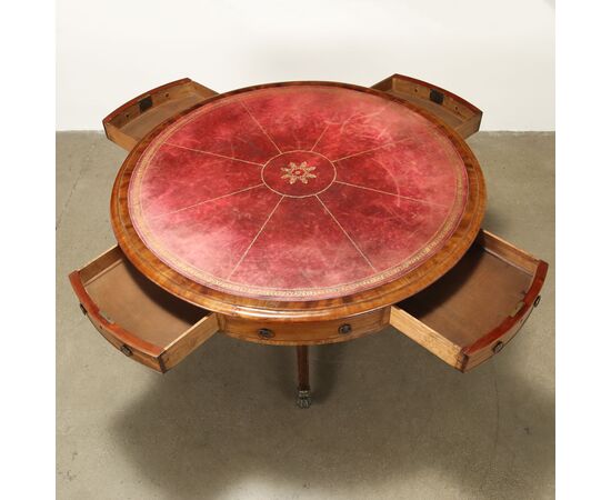 Victorian Library Table, England, Mid-19th Century
