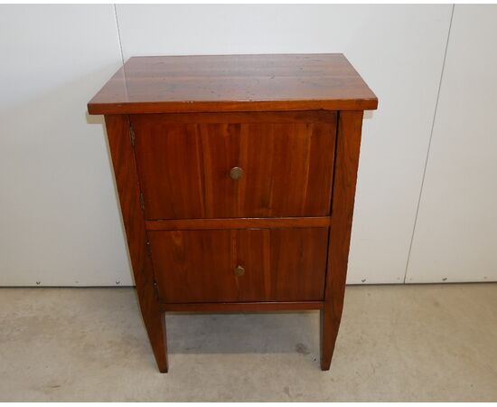 Antique Louis XVI Walnut Nightstand/Cabinet