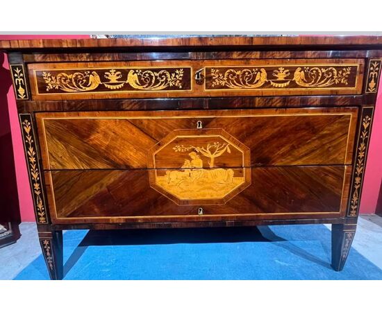 Louis XVI chest of drawers - Maggiolini workshop - late 1700s