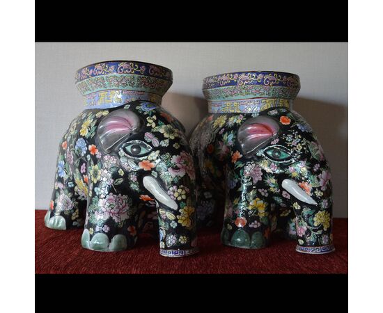 Pair of Chinese Stools