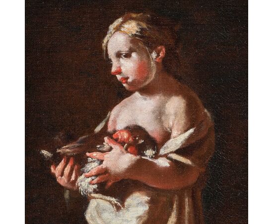 Giuseppe Maria Crespi detto lo Spagnoletto (Bologna 1665 - Bologna 1747) - Coppia di fanciulli.